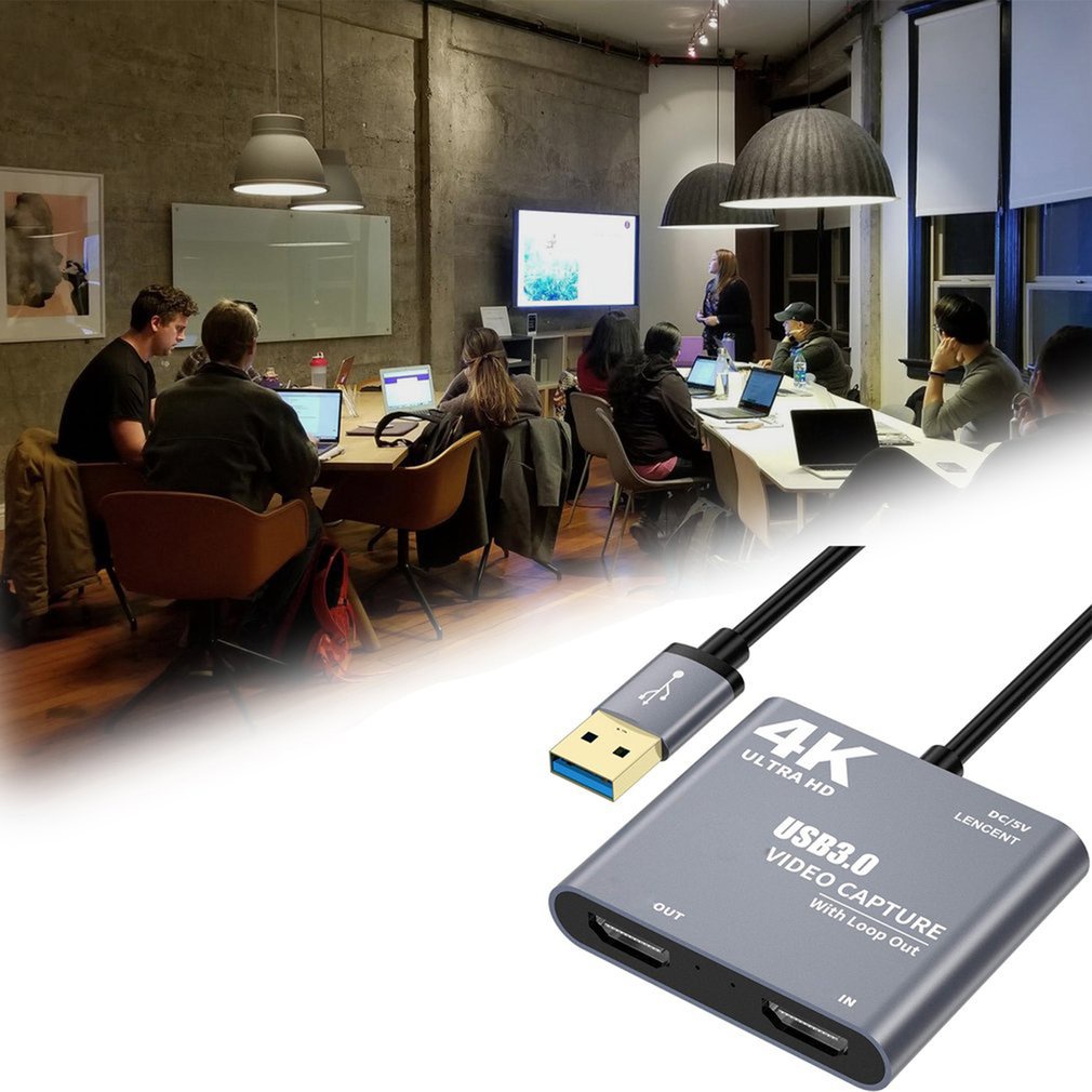 Thẻ Ghi Hình Video Game FREEL 4K 1080P USB 3.0 Sang HD 1080P 60
