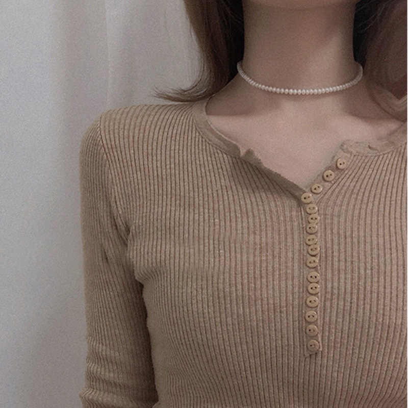 Vòng Cổ Ngọc Trai Giả Thời Trang Nữ