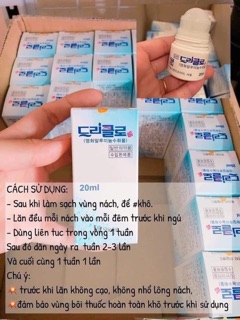 Lăn đặc trị hôi nách Hàn quốc Driclor