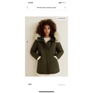ÁO PARKA MNG HÀNG DƯ XỊN ĐÉT