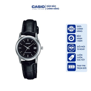 Đồng hồ nữ casio ltp-v002l-1a, đồng hồ chính hãng