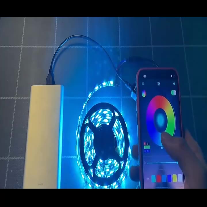 Đèn dây LED Tiktok Đèn Led Trang Trí RGB Nháy Theo Nhạc 16 Triệu Màu Điều Khiển Bằng Điện Thoại SUMI | BigBuy360 - bigbuy360.vn