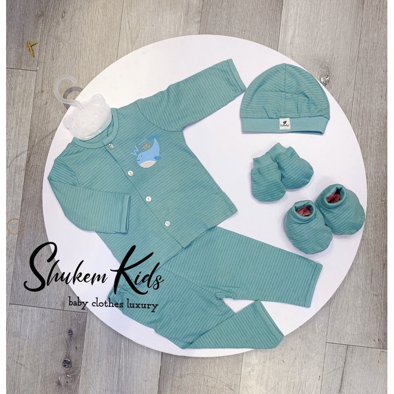 Lullaby - Set sơ sinh chất mềm thoáng cho bé trai gái