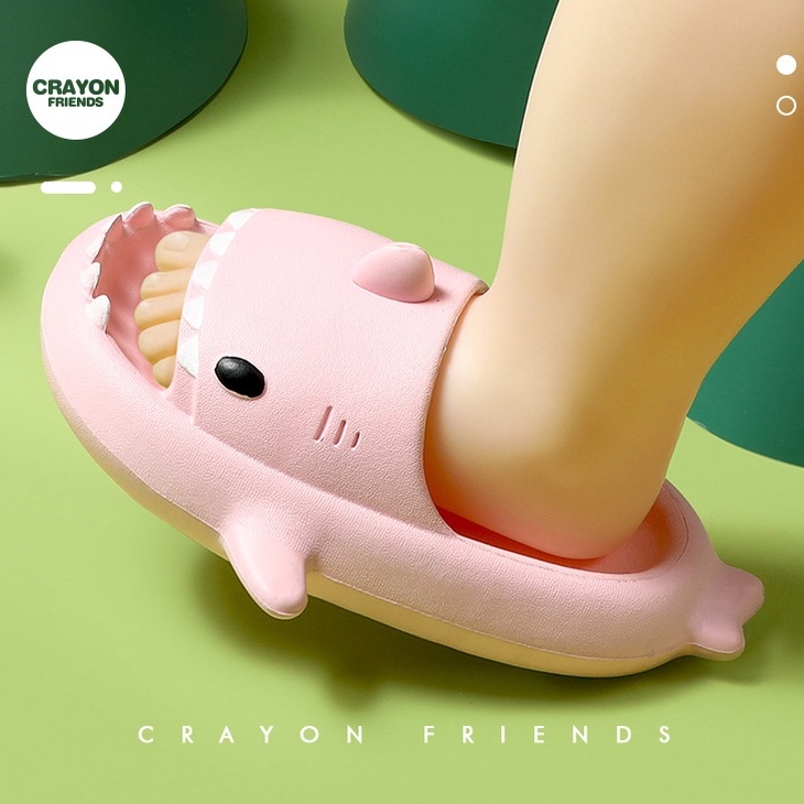 Dép Sandal Hình Cá Mập Mềm Chống Trượt Thời Trang Cho Bé