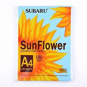 Giấy bìa màu A4 Sunflower