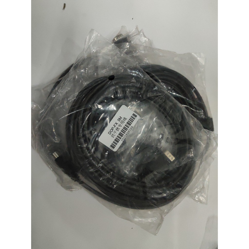 Cáp kết nối màn hình HMI Delta DOP-A DOP-B với PLC Mitsubishi FX Series FX1N FX2N FX3G FX3U qua cổng RS422