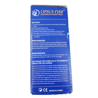 MÁY BƠM LỌC NƯỚC HỒ CÁ VIPSUN VS-1680