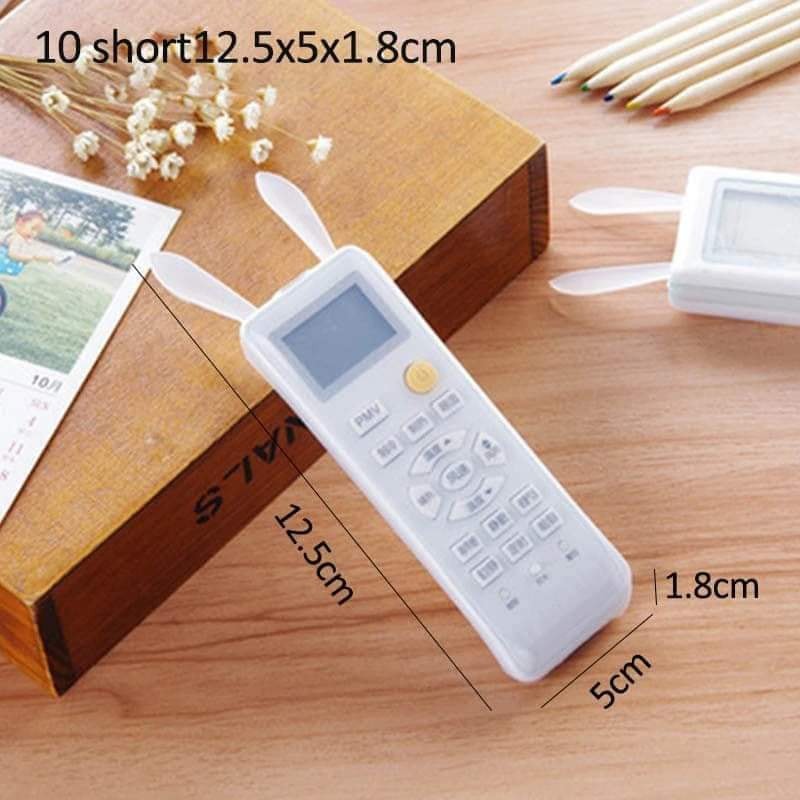 Bộ 2 chiếc Vỏ Bọc remote Silicone Tivi, Máy Lạnh Hình Tai Thỏ Dạ Quang Vỏ Bọc Điều Khiển tivi, máy lạnh dạ quang