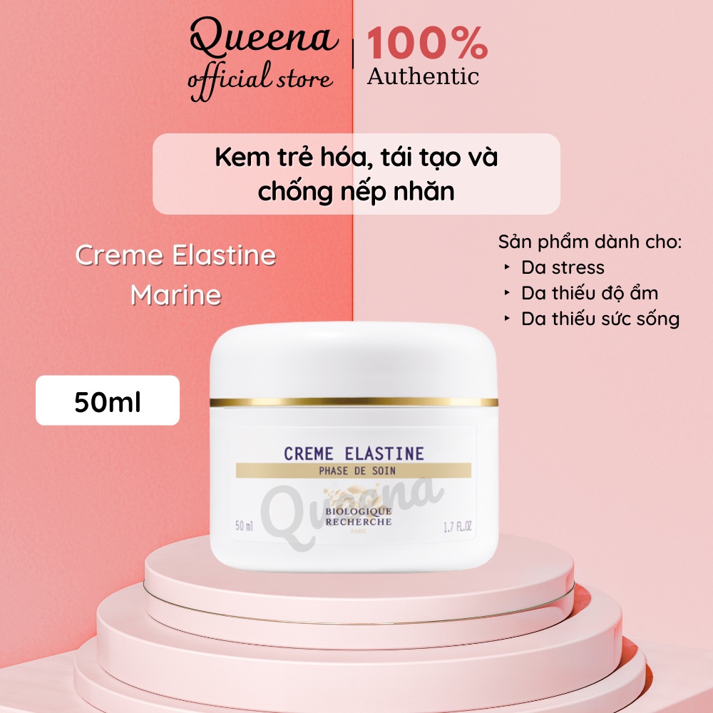 Kem dưỡng Creme Elastine 50ml giúp trẻ hóa, tái tạo làn da, ngăn ngừa sự hình thành của nếp nhăn và rãnh gấp - K35