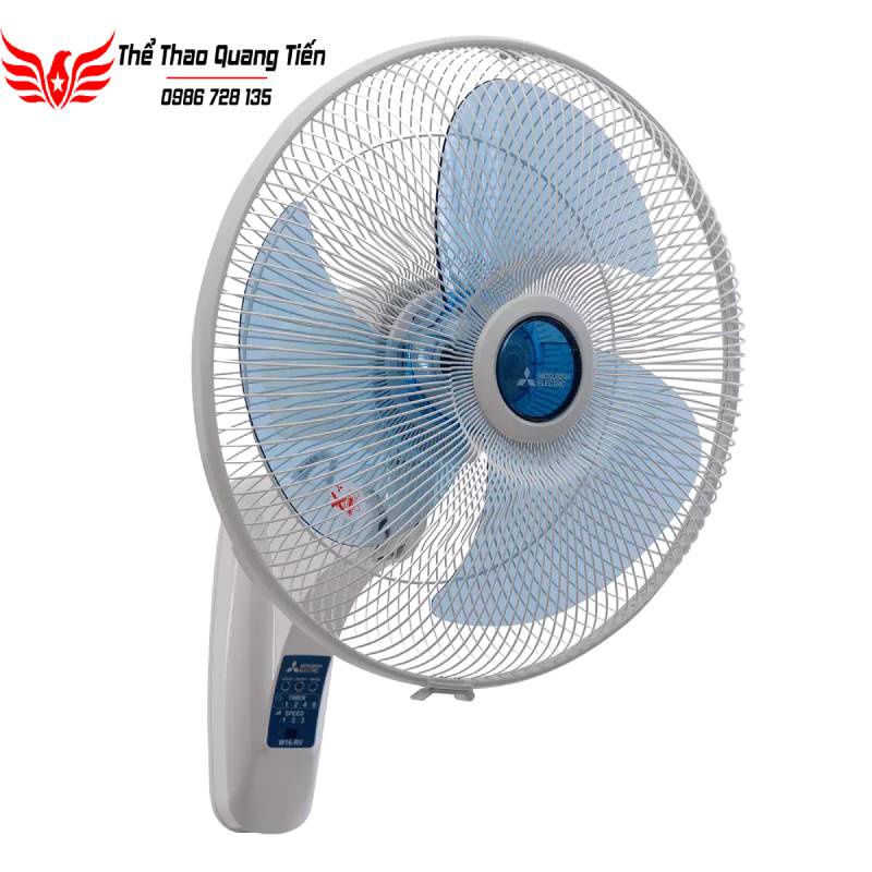 Quạt treo tường Mitsubishi W16-RV (màu trắng) điều khiển từ xa (220V)
