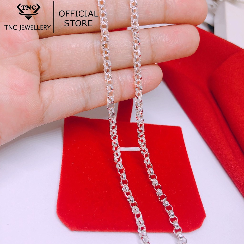 Dây Chuyền Bạc Cho Bé Dây Mo-Trang Sức TNC JEWELLERY
