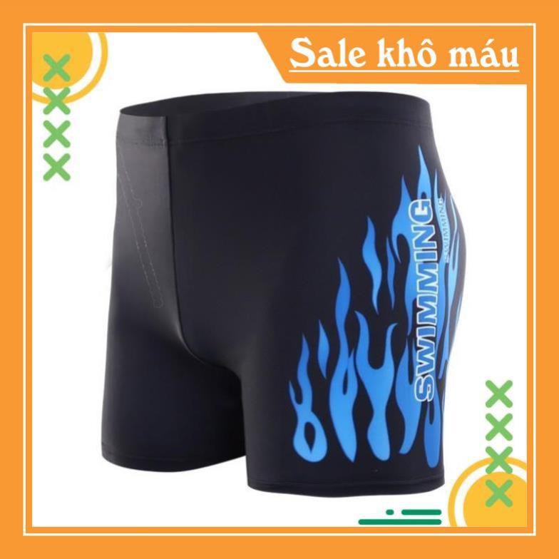 HÀNG CÓ SẴN 2 Quần bơi nam nữ dáng đùi co dãn 4 chiều, Đồ bơi speedo nam tính phong cách thể thao tắm biển, hồ bơi