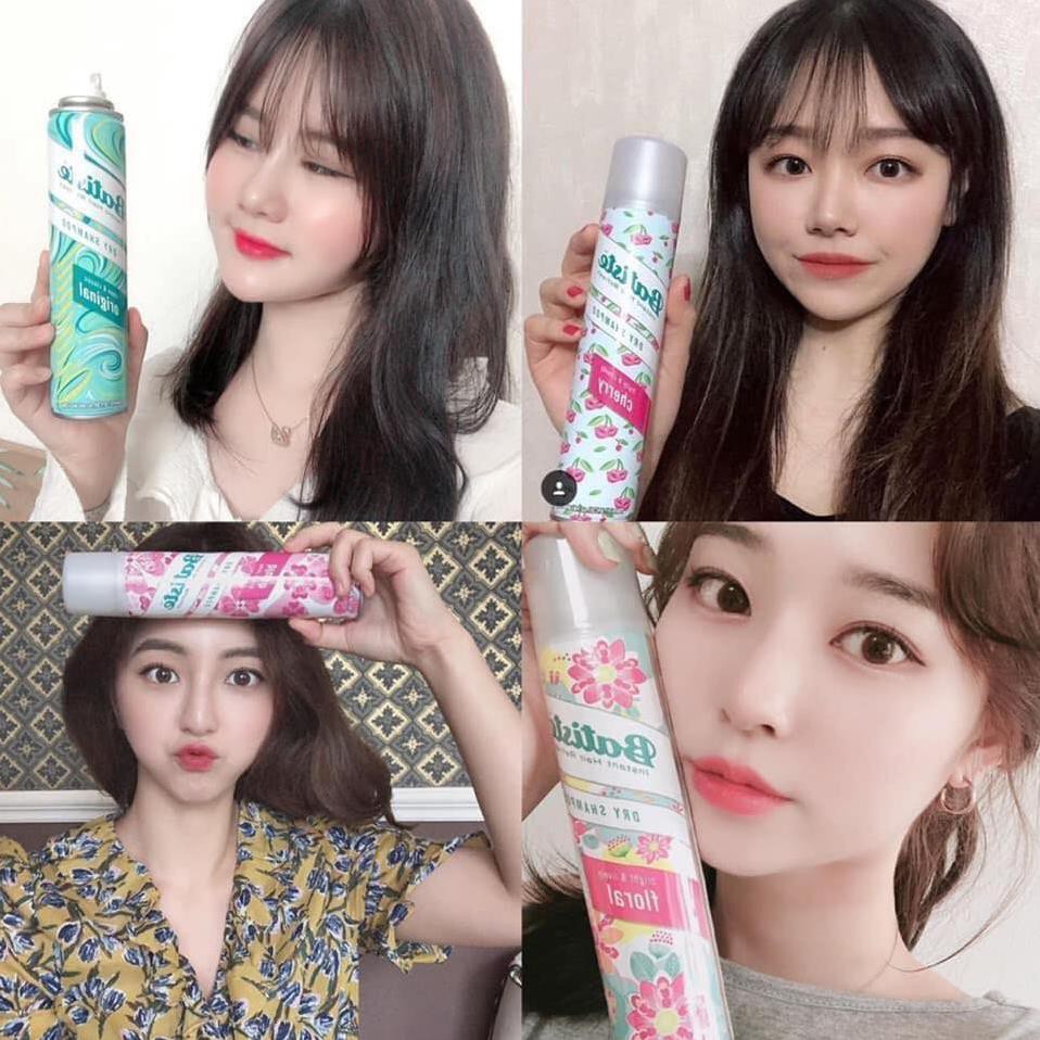 Dầu Gội Khô Batiste Dry Shampoo 200ml Hết Ngứa, Hết Bết Dính Tóc Thơm Mượt Bồng Bềnh Tức Thì