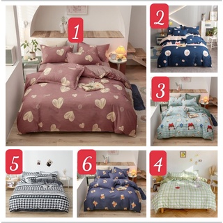 [Siêu rẻ] combo chăn ga gối 1m6x2m poly nhập Hoa hồng