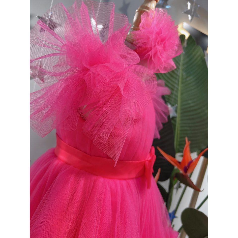 Váy đầm bé gái hồng MS2018