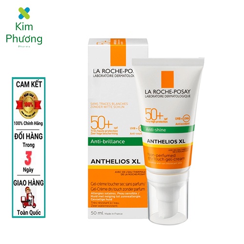 ✅  Kem Chống Nắng La roche posay Gel Cream Spf 50+ Cho Da Dầu 50ml