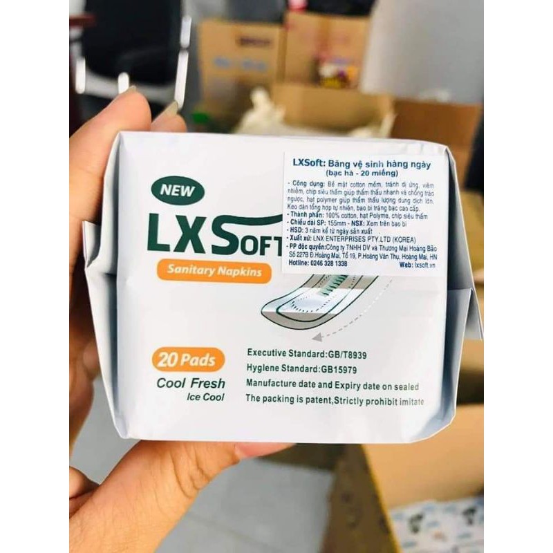 Băng vệ sinh hàng ngày Lx soft