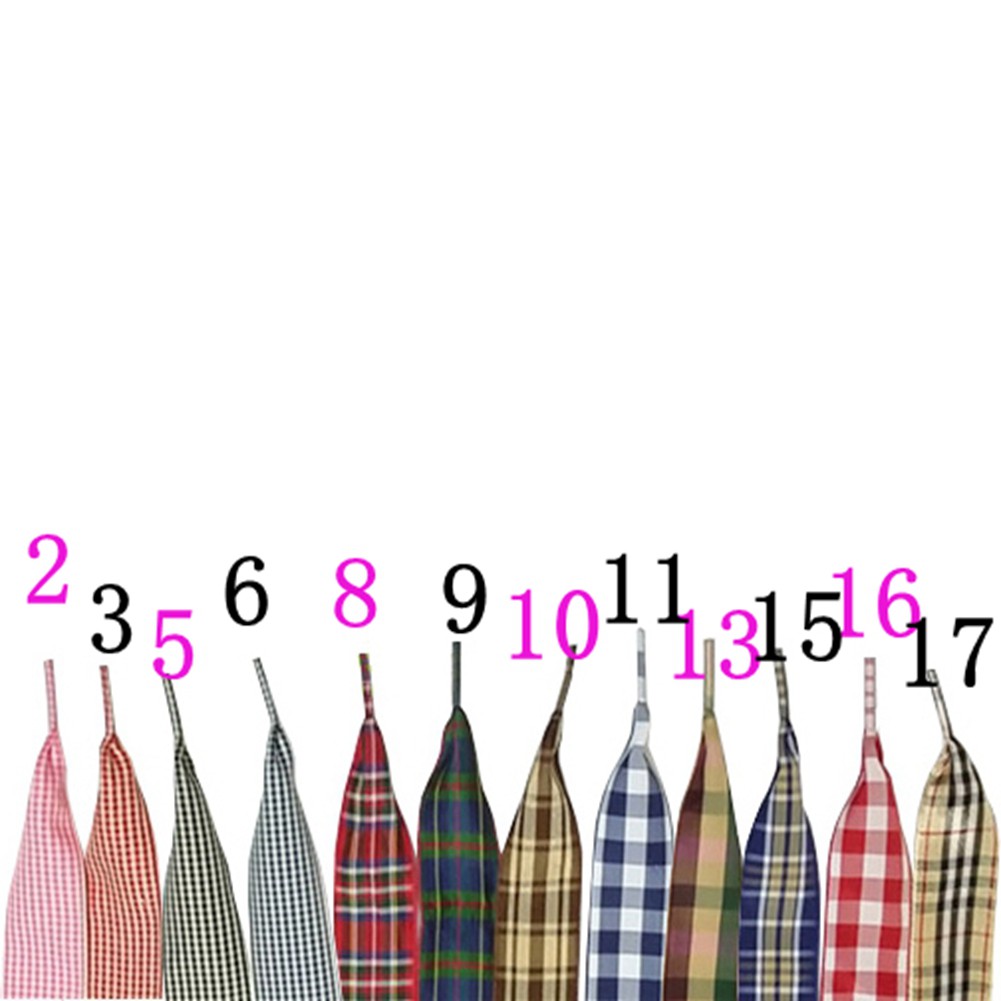 Dây Giày Cotton Bản Rộng 2.5Cm Rộng 120cm Phong Cách Scottish