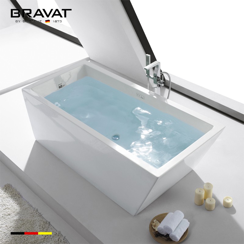 Bồn tắm đặt sàn cao cấp Bravat GT1003W-3