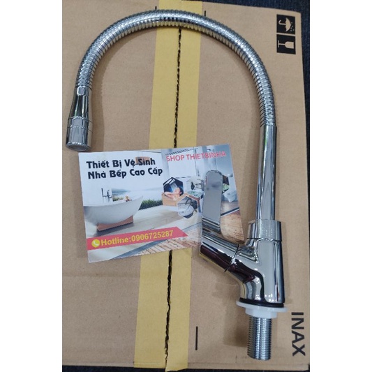 Vòi chén dẻo lò xo lạnh INAX Sfv-18, 2 chế độ, tiết kiệm nước