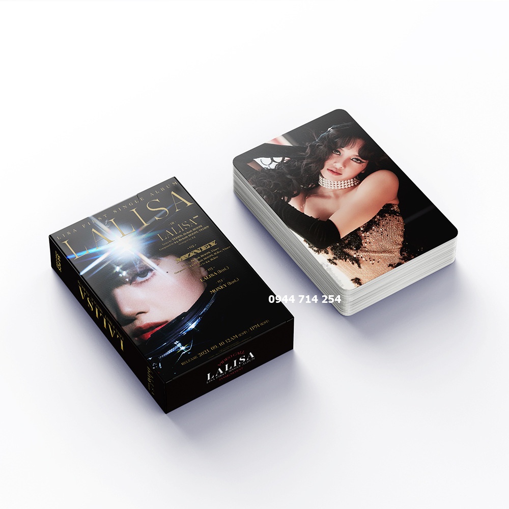 Trọn bộ 54 Card Lisa Blackpink Lomo Lalisa D-Day Solo 2022