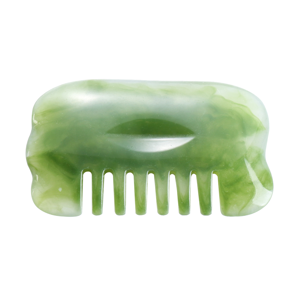 Dụng cụ gua sha mát xa chăm sóc da mặt/cổ/mắt/cơ thể nhiều hình dáng bằng nhựa resin