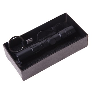 [CARENA] Portable Mini LED Flashlight Torch 3W Keychain Light Water Proof Bla