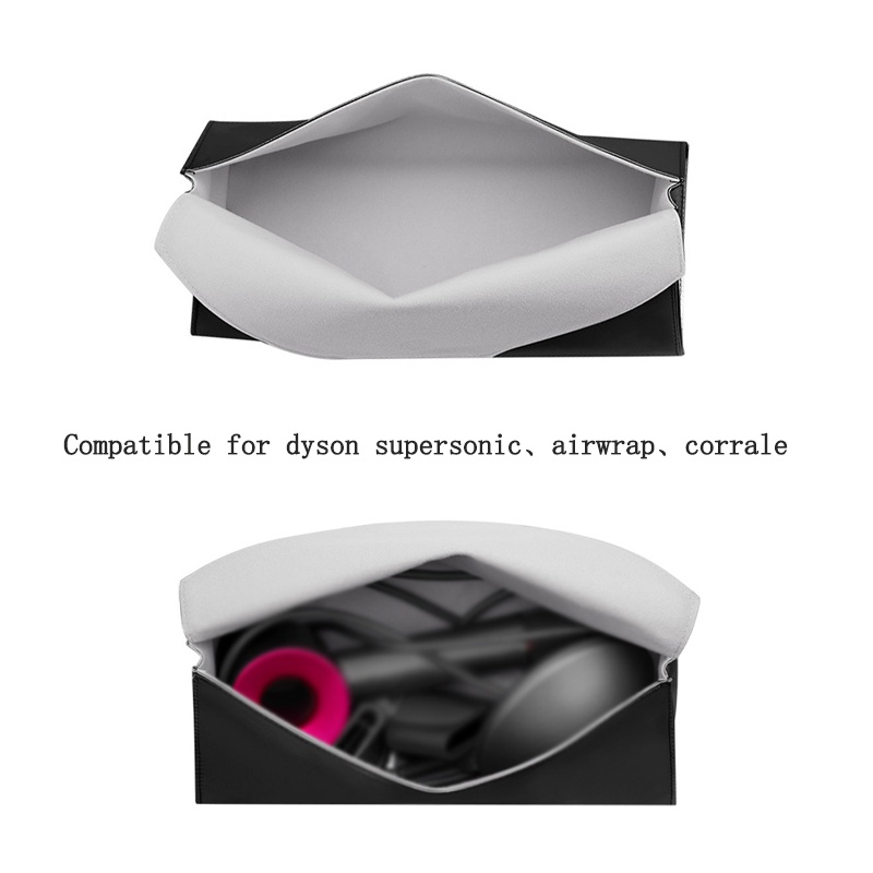 Túi Đựng Máy Sấy Tóc Dyson Supersonic Làm Từ Da PU Nắp Lật Chống Bụi