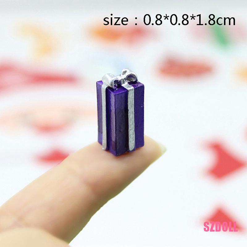 Set 5 Hộp Quà Tặng Giáng Sinh Mini 1/12 Cho Nhà Búp Bê