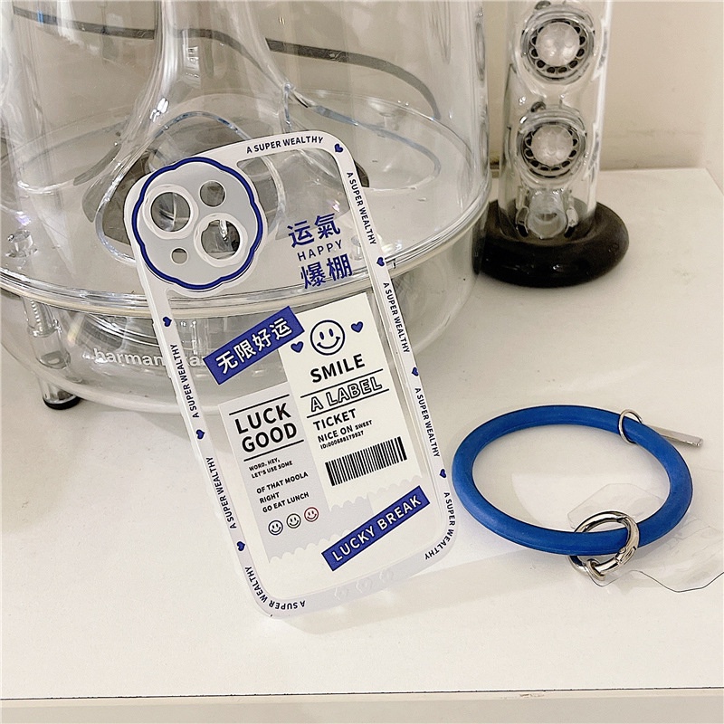 Ốp lưng iphone Ốp Điện Thoại Silicon In Họa Tiết Hoa Kèm Dây Đeo Cho Iphone 13Promax 12 11 / xr / 7 / 8 / PLUS Dinuo case