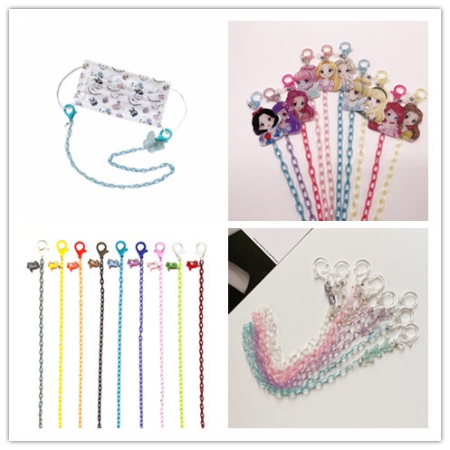 Dây Đeo Mắt Kính Bằng Acrylic Chống Trượt Họa Tiết Hoạt Hình