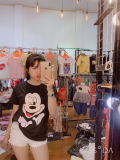 Sét áo phông mẹ và bé mickey
