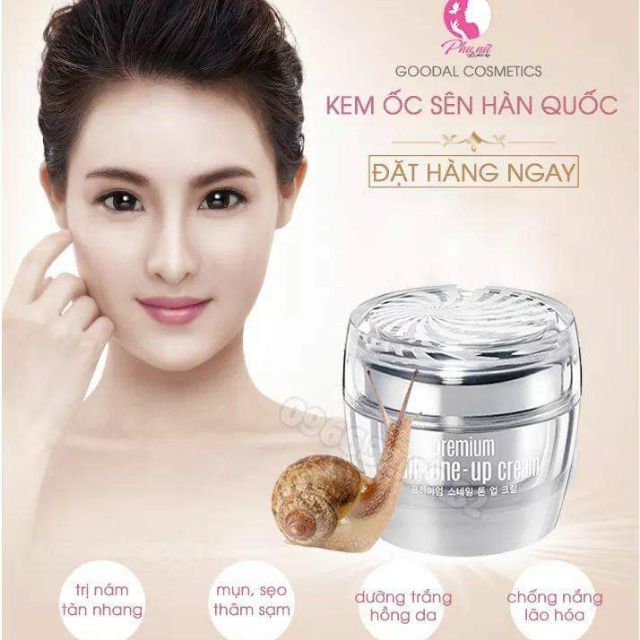 Combo 2 KEM ỐC SÊN HÀN QUỐC