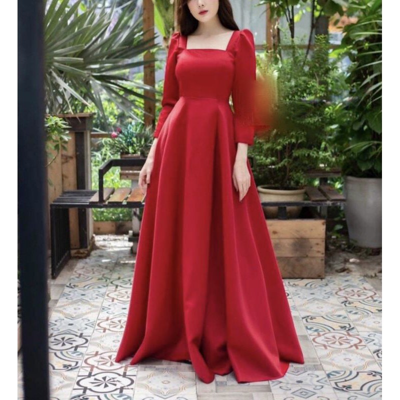 đầm cưới cô dâu, váy cưới, váy phi maxi