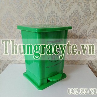 Thùng rác y tế 15 lít có đạp chân