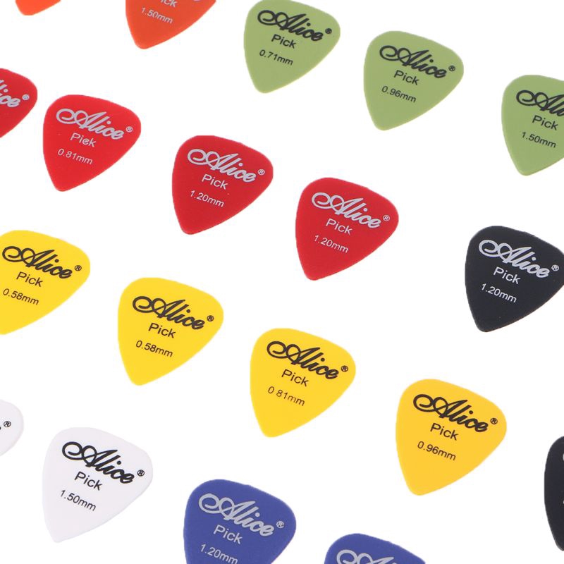 24pcs Acoustic Electric Guitar Picks Plectrums w/ Pick Case Assorted 6 thickness