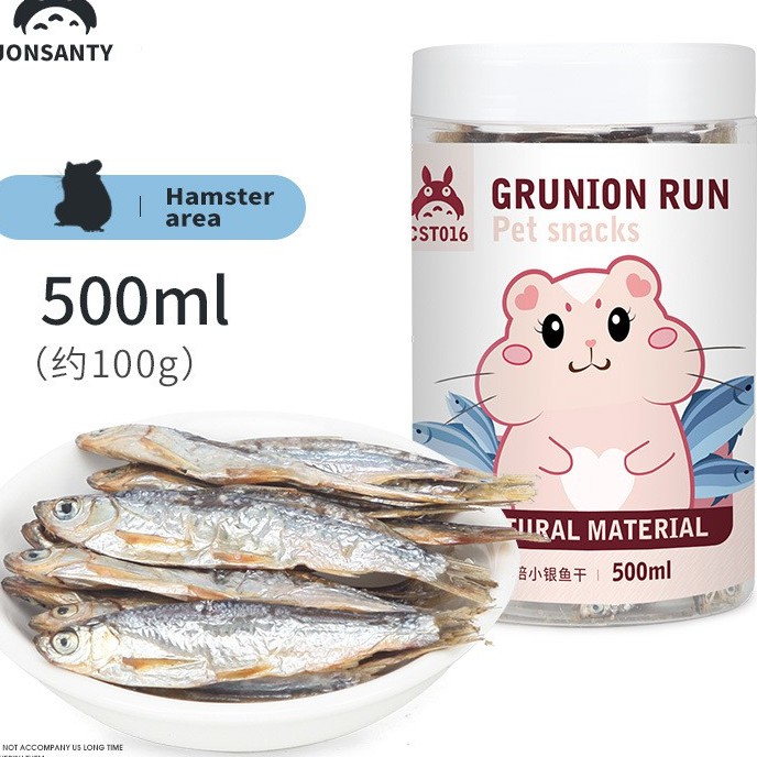Cá  sấy nguyên con 500ml JONSANTY cho Hamster, Rùa, Sóc
