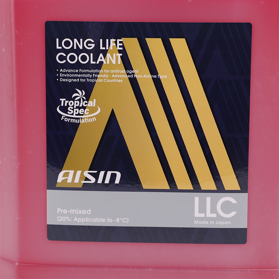 Nước Làm Mát Động Cơ Màu Đỏ AISIN LCPM20A4LR 4L Nhập Khẩu Chính Hãng