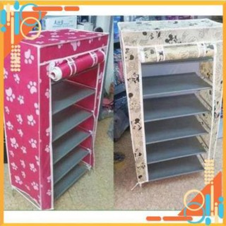 Tủ Vải 6 Tầng 7 Ngăn Đựng Giày Dép Chống Bụi – kệ đựng đồ đa năng gia đình