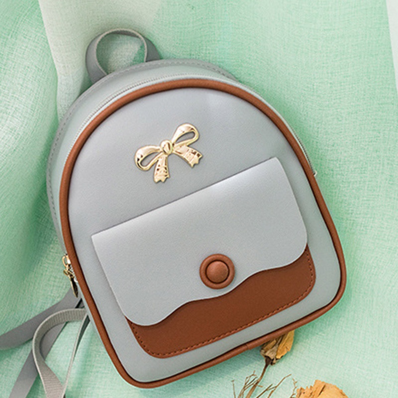 Ba Lô Da PU Nhỏ Xinh Đa Năng Cho Nữ