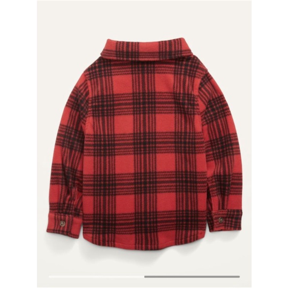 Áo nỉ bông dáng sơ mi hãng Oldnavy chất nỉ mềm, đẹp, ấm, thời trang.