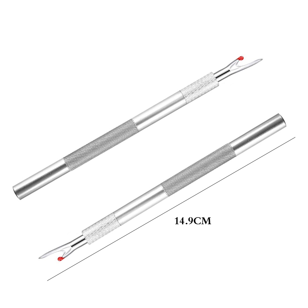 Bộ Dụng Cụ Cắt May Vá Bằng Kim Loại Với 5 Lưỡi Dao Thay Thế Thay Thế Không Cần Khoan