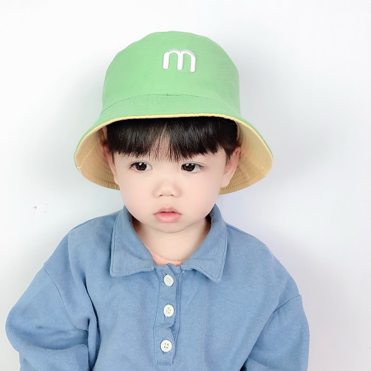 Nón Vành Thêu Cầu Vồng Phong Cách Hàn Quốc Cho Bé