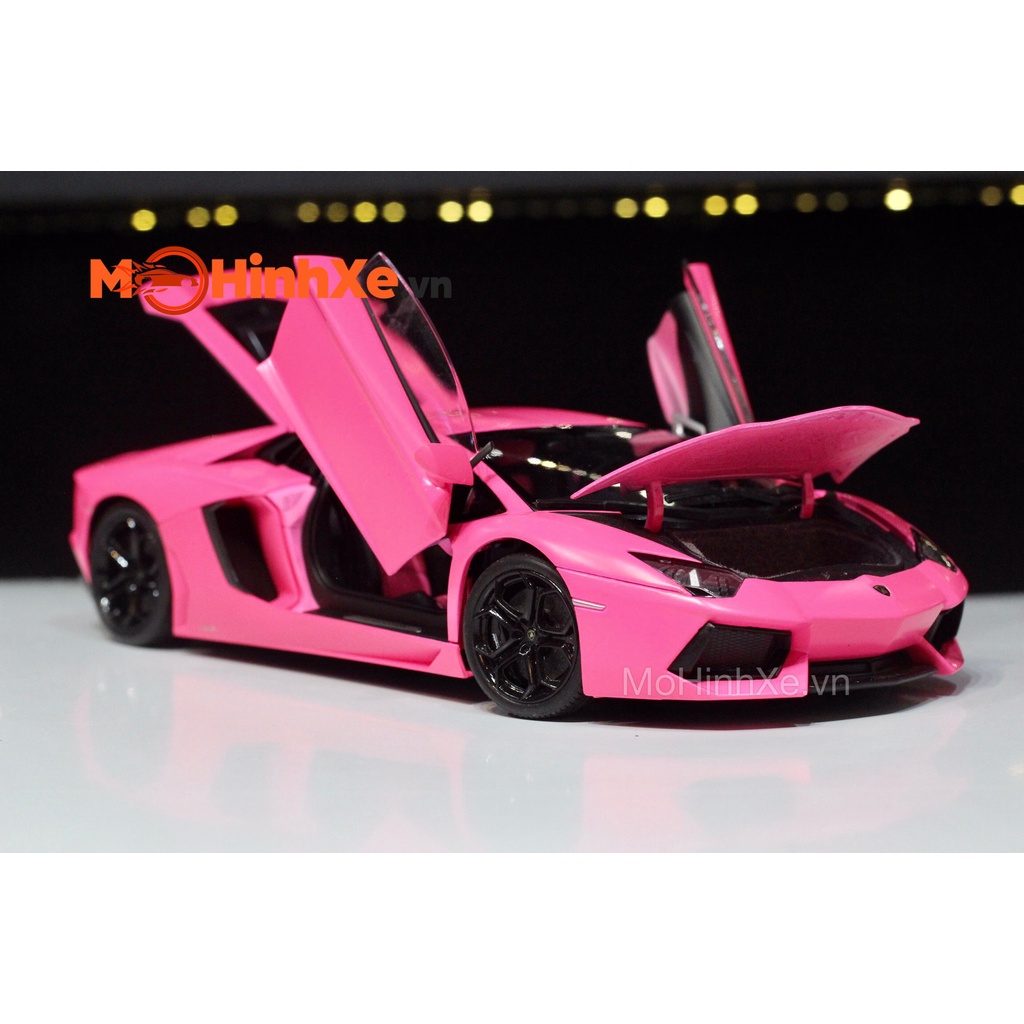 MÔ HÌNH XE LAMBORGHINI AVENTADOR LP700-4 1:18 WELLY - FX