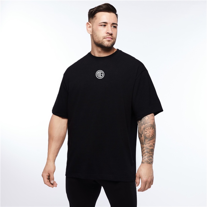 Áo thun lưới tay ngắn thời trang cho nam