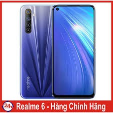 điện thoại Realme 6 Chính Hãng, 2sim ram 8G bộ nhớ 128G, siêu camera sau 64mp (4 camera sau)