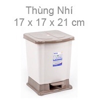 Thùng Rác Nắp Bật Loại Nhí Mã 0840