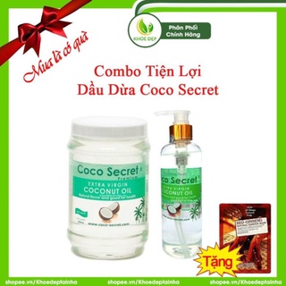 Combo tiện lợi dầu dừa coco secret
