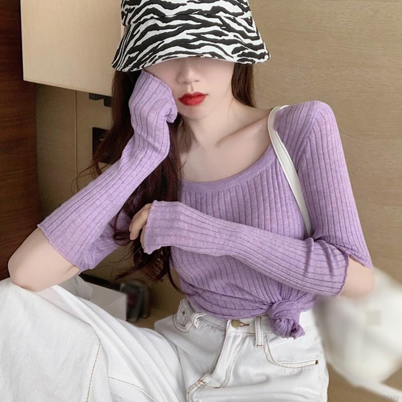 Áo Len Tay Dài Thời Trang Dành Cho Nữ