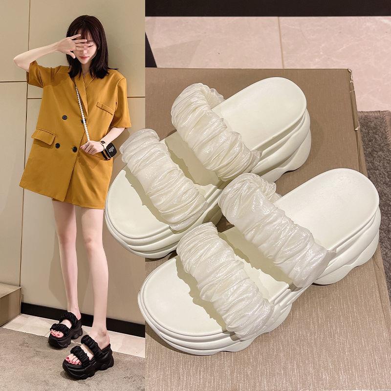 Dép quai ngang đế dày thời trang dành cho nữ